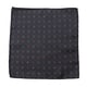 3 Piece Set - Tie, Cufflink, Pocket Square in a Gift Box - Black (Size Tie: 150x8 cm; Pocket Square: 25 cm)