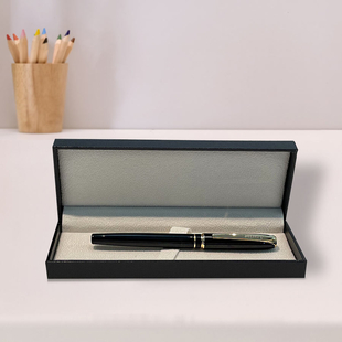 Azarine Panther Fountain Pen with Snap Closure - Black