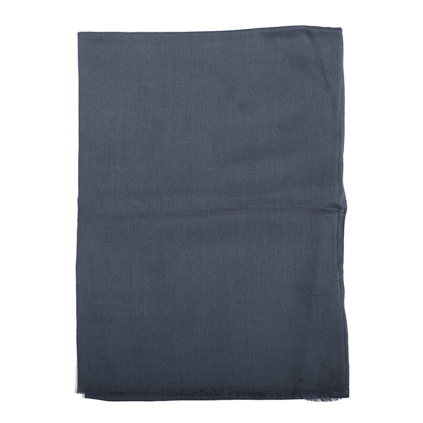 LA MAREY 100% Cashmere Woollen Scarf (Size - 190x70 Cm) - Dark Grey