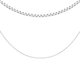 Sterling Silver Box Chain (Size 18/20) With Spring Ring Clasp.