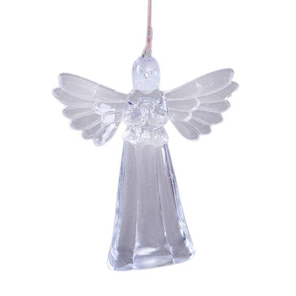 Colour Changing Angel Wind Chimes with Solar Light - White