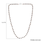 Freshwater Pearl, Black Spinel Beads Necklace (Size - 18) with Spring Ring Clasp in Sterling Silver