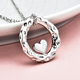 RACHEL GALLEY Capture Collection - Rhodium Overlay Sterling Silver Pendant with Chain (Size-16/18/ 20)