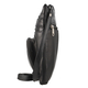 100% Genuine Leather Crossbody Bag with Adjustable Leather Shoulder Strap (Size 23x17 Cm) - Black