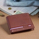 100% Genuine Leather RFID Protected Wallet (Size 11x9Cm) - Tan