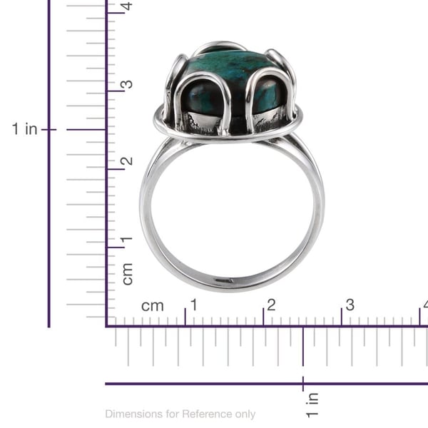 Jewels of India Table Mountain Shadowkite (Rnd) Solitaire Ring in Sterling Silver 7.400 Ct.