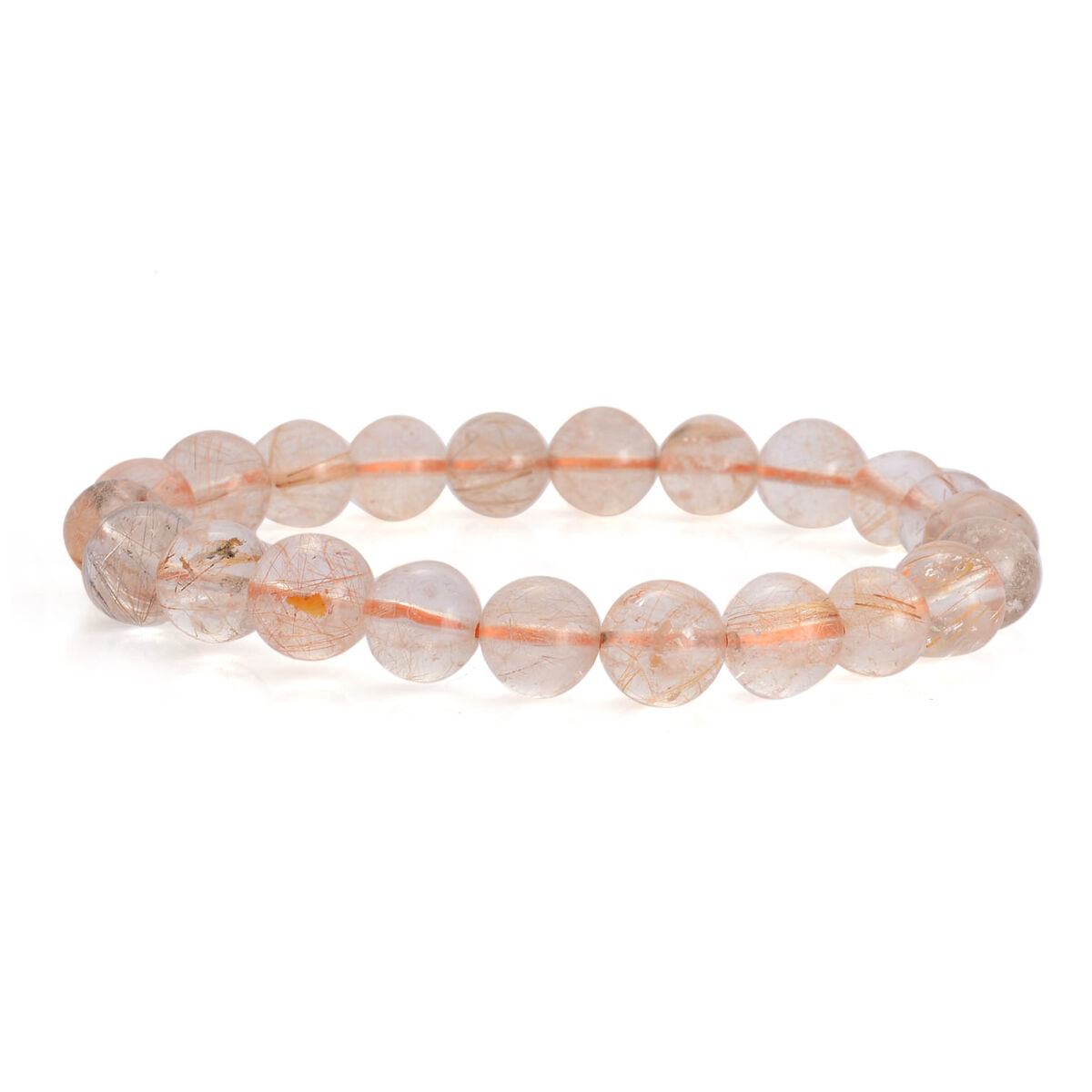 Aurelia Rutilated Quartz Bracelet (Size 7.5) 14.000 Ct.