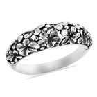 Royal Bali Collection Floral Band Ring (Size P) in Sterling Silver 3.70 Grams