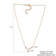 Diamond and Multi Gemstones Necklace (Size - 18 with 2 inch Extender ) in 14K Gold Overlay Sterling Silver