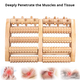 Acupressure Health Wooden Foot Roller (Size 29x21x6Cm)