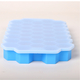 Set of 2 - Honeycomb Shaped Ice Cube Mould (Size 12x21x2cm) - Blue & Red