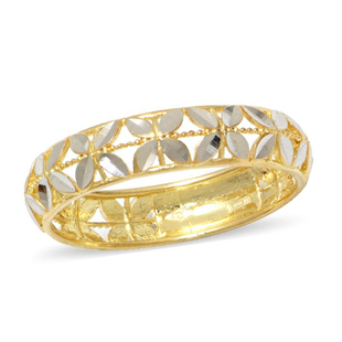 Maestro Collection - Italian Made 9K Yellow Gold Floral Ring
