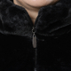 TAMSY Faux Fur Coat (Size L, 16-18)  - Black