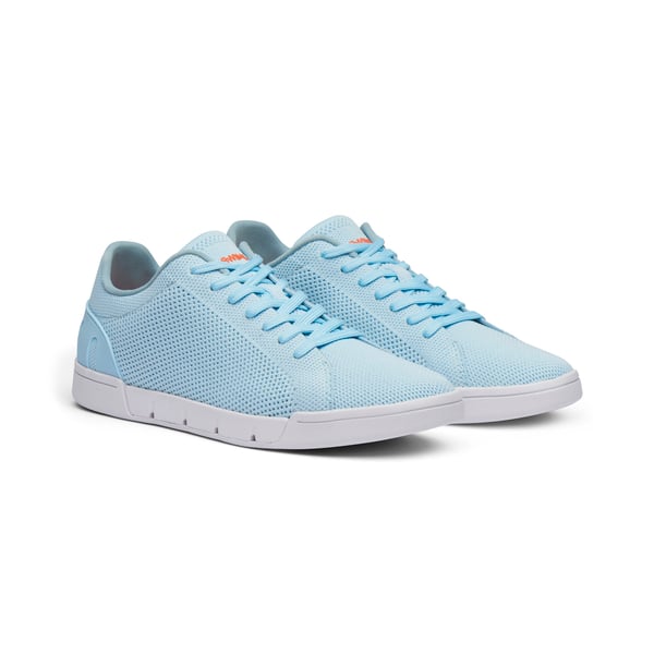 Swims Breeze Tennis Knit Womens Trainer in Baby Blue Colour