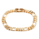 Close Out Deal - Italian Made Close Out - 9K Yellow Gold Figaro Bracelet (Size - 7.5), Gold Wt. 5.20 Gms