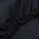 100% Mulberry Silk Turban / Bonnet in Black (Size 18x24cm)
