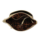 SENCILLEZ 100% Genuine Leather Crossbody Bag with Detachable Strap and Zipper Closure (Size 24x8x18cm) - Gold
