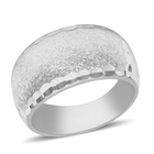 Viale Argento Sterling Silver Band Ring (Size N)