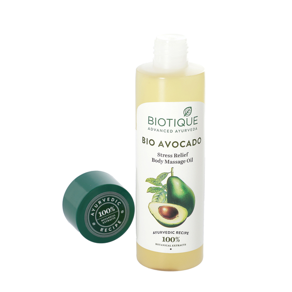 Biotique Bio Avocado Stress Relief Body Massage Oil - 200ml