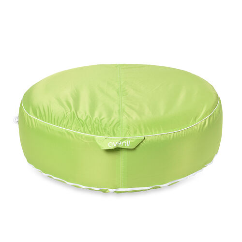 Indoor Outdoor Inflatable Round Pouf (Size 97x97 Cm) Green 3589264 TJC