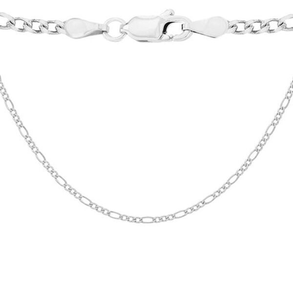 Figaro Chain in Sterling Silver 