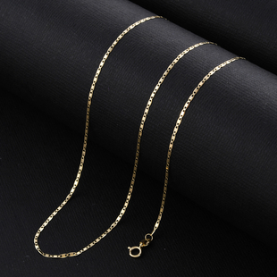 ILIANA 18K Yellow Gold Mariner Link Necklace (Size - 18) with Spring Ring Clasp 2.86 grams
