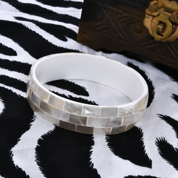 Bali Collection - Mother of Pearl Bangle (Size - 8.5)