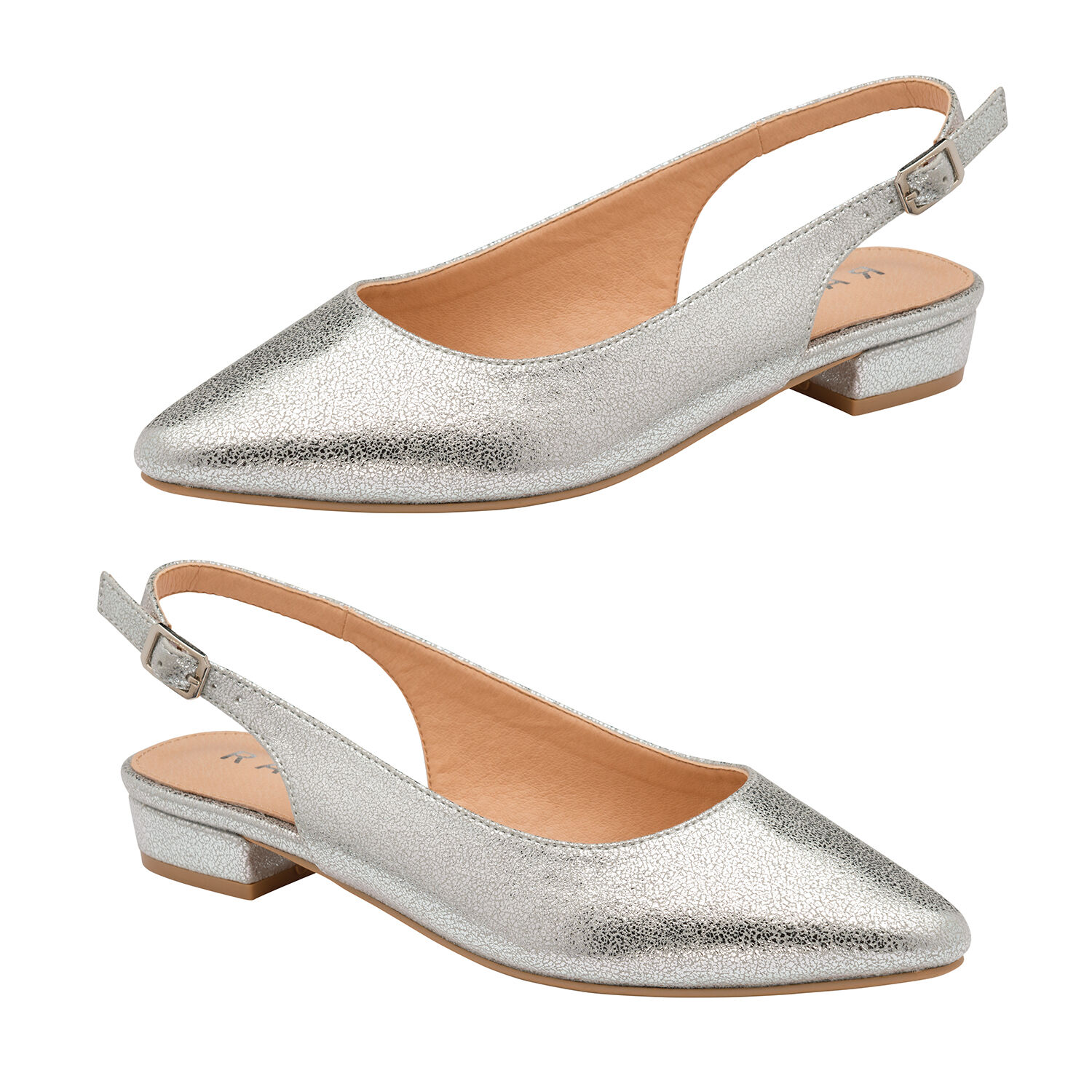 Ravel Silver Highlands Slingback Ballet 