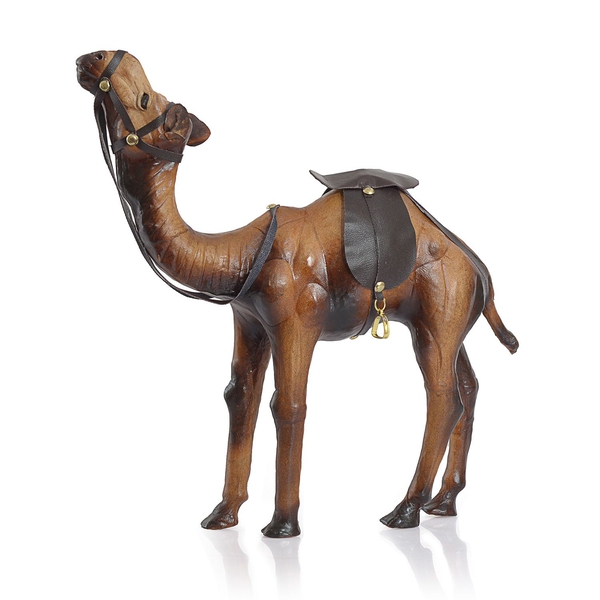 (Option 2) Made in India -  Handmade with Genuine Leather Camel Ornament