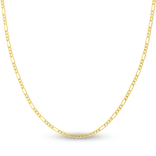 NY Close Out 14K Yellow Gold Figaro Necklace (Size - 22) with Lobster Clasp