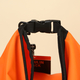 30L Waterproof Dry Bag with Adjustable Shoulder Strap in Orange