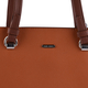 DAVID JONES Tote Bag with Shoulder Strap (Size 27x24x13Cm) - Tan & Brown