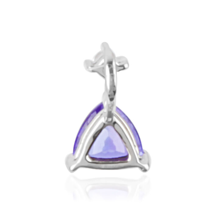 RHAPSODY 950 Platinum AAAA Tanzanite (Trl), Diamond (VS/E-F) Pendant 0.910 Ct.