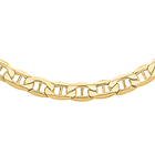 Italian Made 9K Yellow Gold Rambo Necklace with Lobster Clasp (Size - 20), Gold Wt. 11.10 Gms
