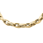 Hatton Garden Close Out - 9K Yellow Gold Prince of Wales Necklace (Size 18) with Senorita Clasp, Gol