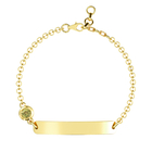 Hebei Peridot Bracelet (Size 5 with 1 inch Extender) in 14K Gold Overlay Sterling Silver 0.50 Ct.