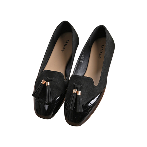 La Marey Classic Loafer Shoes - Black