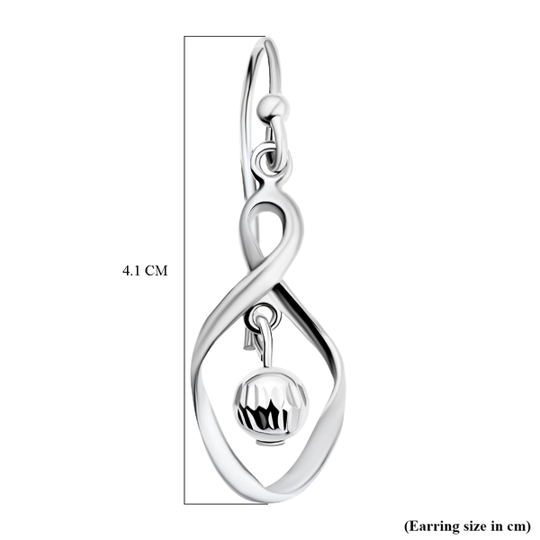 Sterling Silver Dangling Earrings (With Hook)
