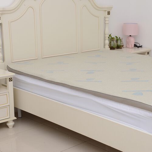 Copper Infused 5 Zones Memory Foam Mattress Topper in KING (Size