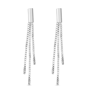 Sterling Silver Dangling Earrings (With Push Back)