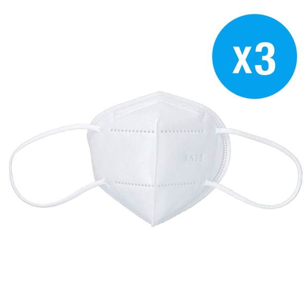 3 Piece Set - KN95 Face Cover 5 Layer Filtration Technology - 3 Masks Included