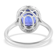 Independently Appraised-RHAPSODY 950 Platinum AGI Certified AAAA Tanzanite and Diamond (VS/E-F) Ring 3.20 Ct.