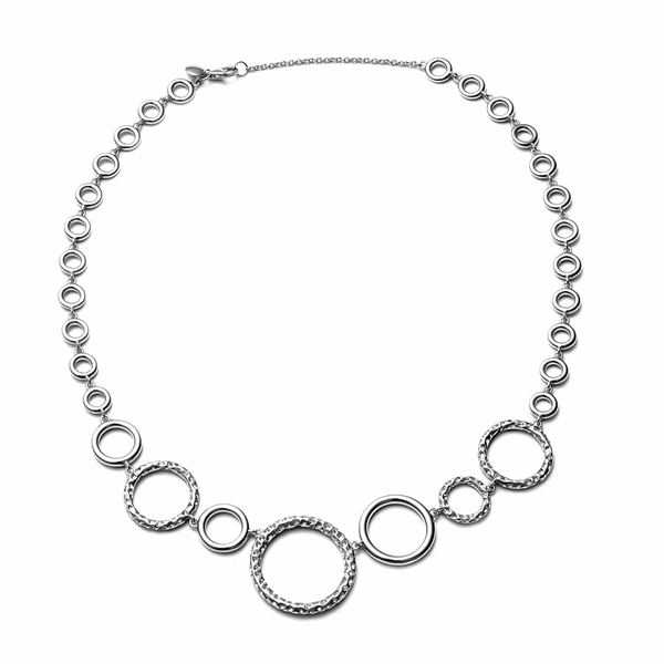 RACHEL GALLEY Allegro Collection - Rhodium Overlay Sterling Silver Necklace (Size 20), Silver Wt. 41