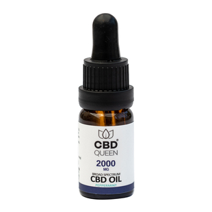 CBD Queen: Broad Spectrum Oil 20% - 2000mg - Peppermint - 10ml
