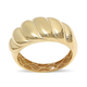 Maestro Collection - Italian Made 9K Yellow Gold Swirl Dome Ring