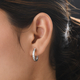 RHAPSODY 950 Platinum IGI Certified Diamond (VS/E-F) Earrings (with Hoop) 1.00 Ct, Platinum wt. 4.50 Gms