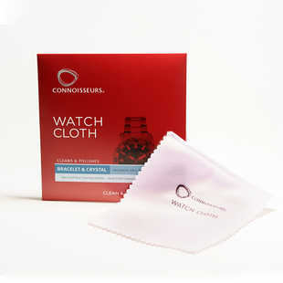 Connoisseurs Watch Cloth (Size 6x5 Cm) - Red
