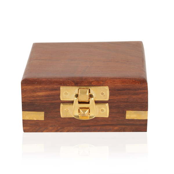 Home Decor - Compass in a Wooden Box