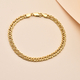 Maestro Collection - 9K Yellow Gold Curb Bracelet (Size - 7.5) With Lobster Clasp