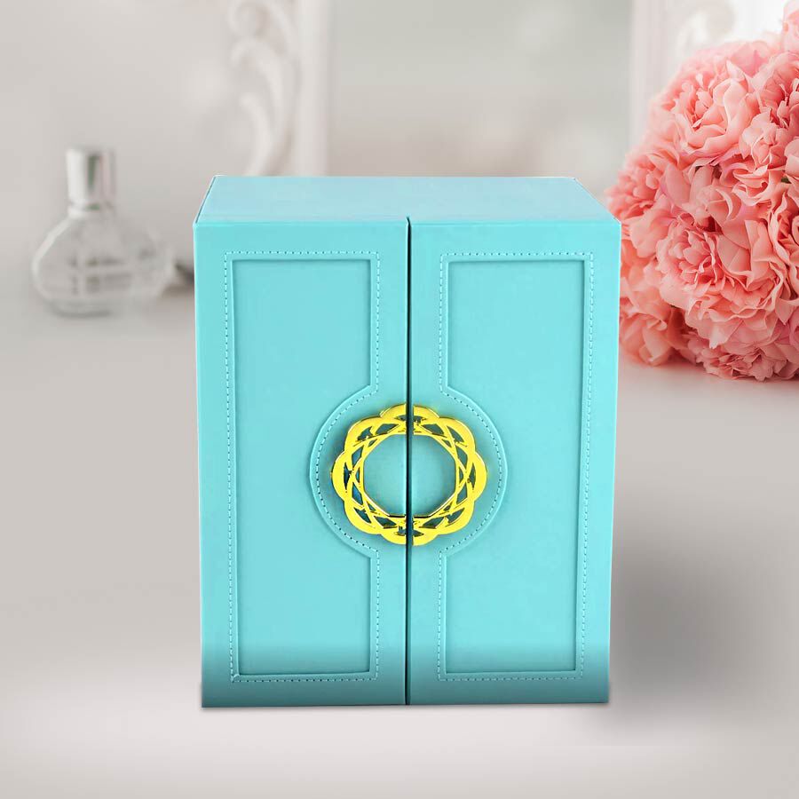 Five-Layer Jewellery Wardrobe (Size 20x18.3x24cm) in  Ice Green